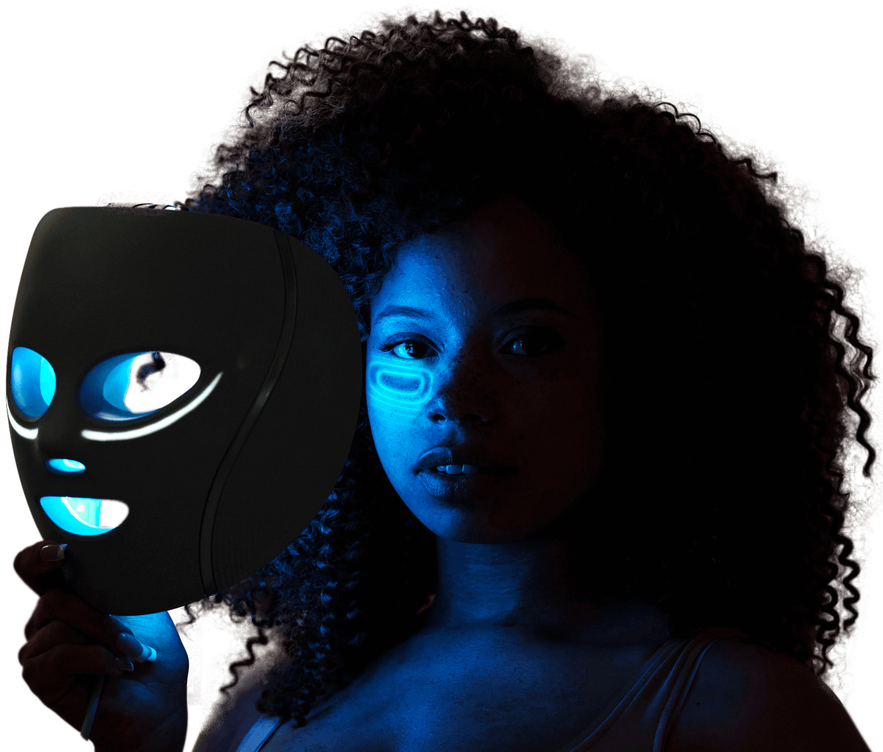 Image of Shark CryoGlow Facial Mask Under-Eye Revive mode